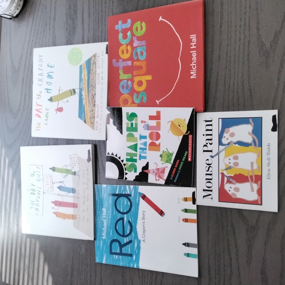 Colors and Shapes books
